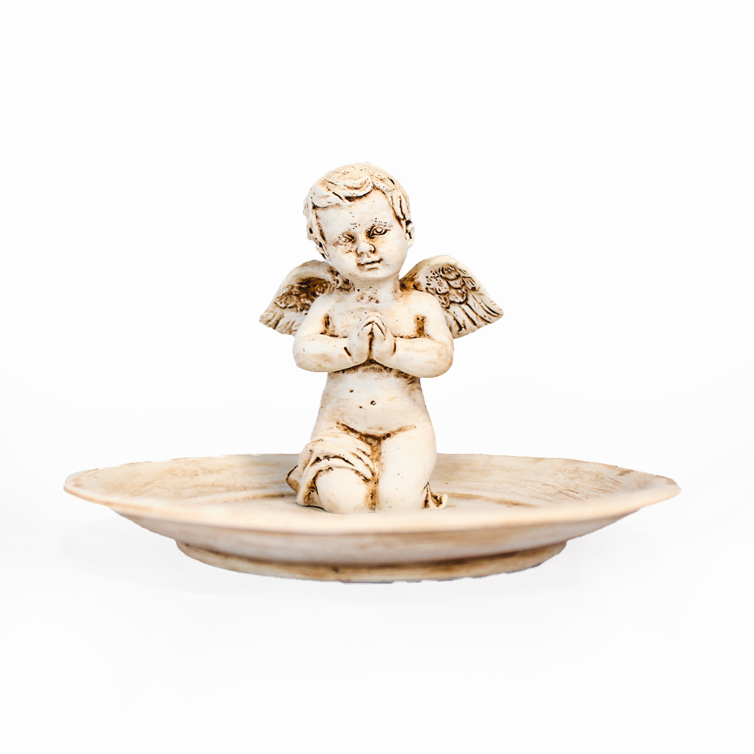 Angel Incense Ash Catcher Plate