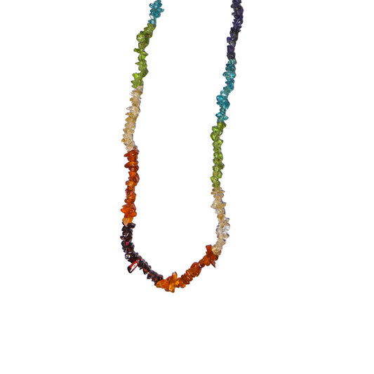 Chakra Stone Chipped Necklace