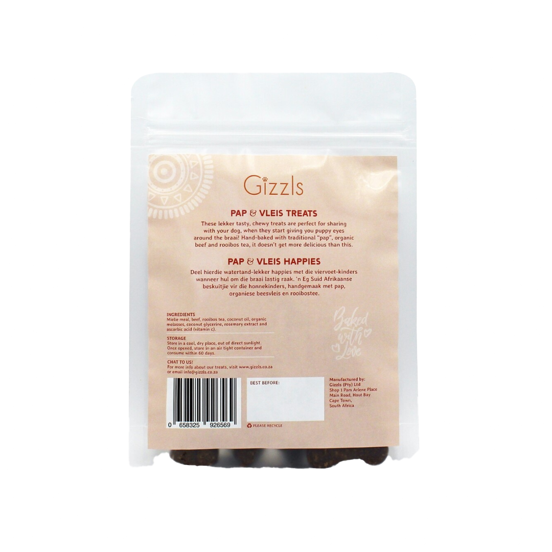 Gizzls Pap & Vleis Dog Treats