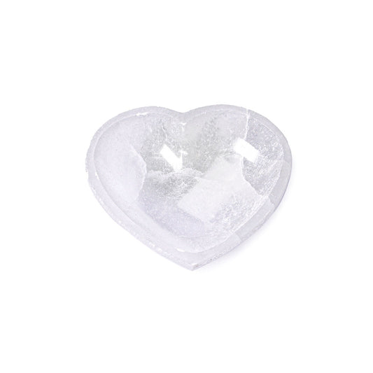 Selenite Heart Bowls 10cm