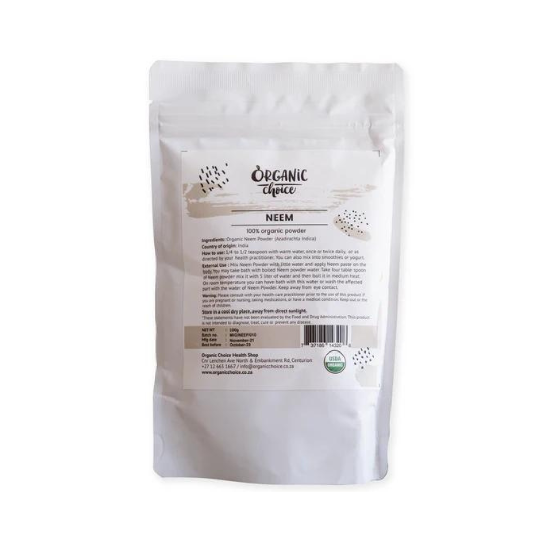 Organic Neem Leaf Powder - 100g