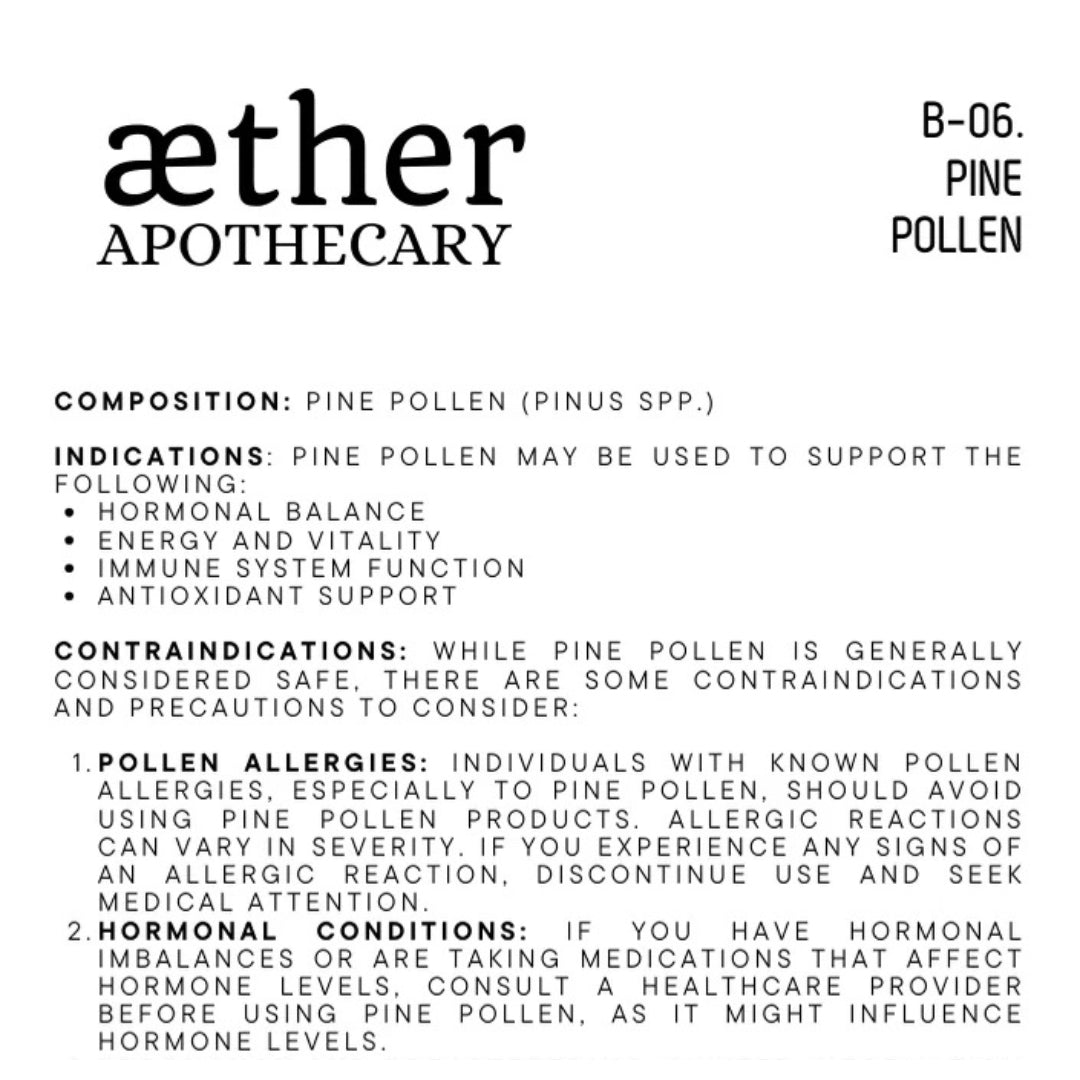 Pine Pollen Tincture 30ml