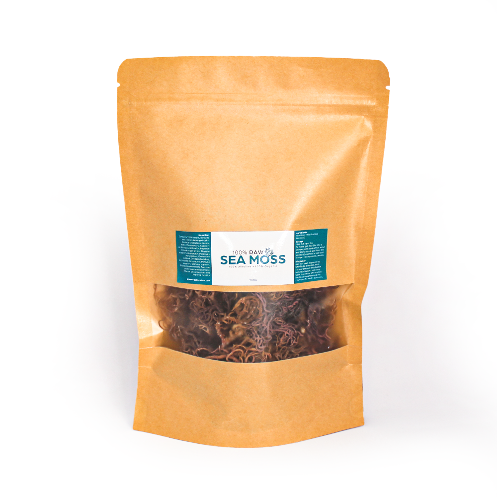 Sea Moss Raw - Wild Crafted Sea Moss Irish Moss - Purple or Gold ...