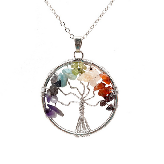 Tree of Life Chakra Necklace in gift box