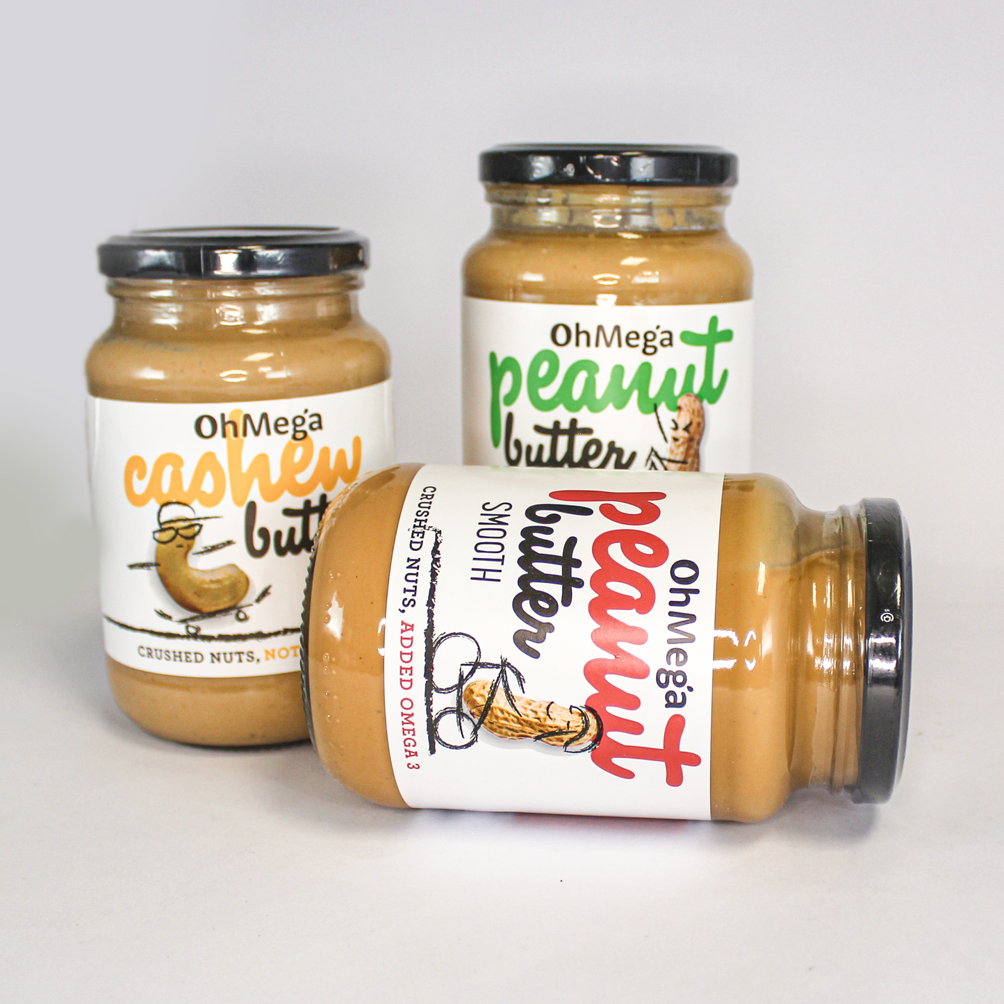 OhMega Smooth Peanut Butter - 400g