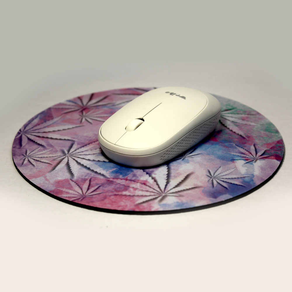 Cannabis Leaf Mouse Pads