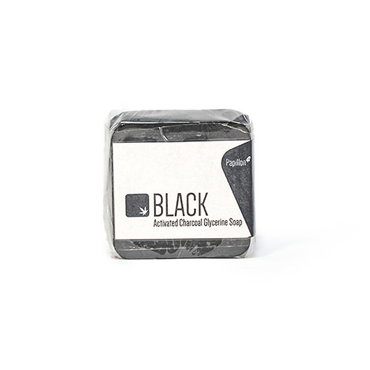 Papillon Black Activated Charcoal Soap 50g