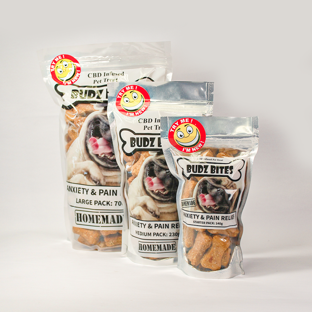 Budz Bites CBD Dog Treats (Starter pack) 140g