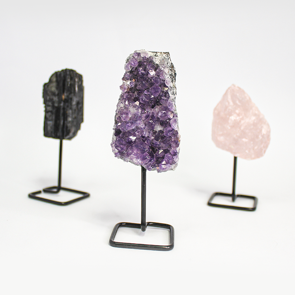 Gemstone On Stand - Amethyst Druse