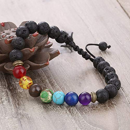 Lava Chakra Oil Stone Diffuser Bracelet