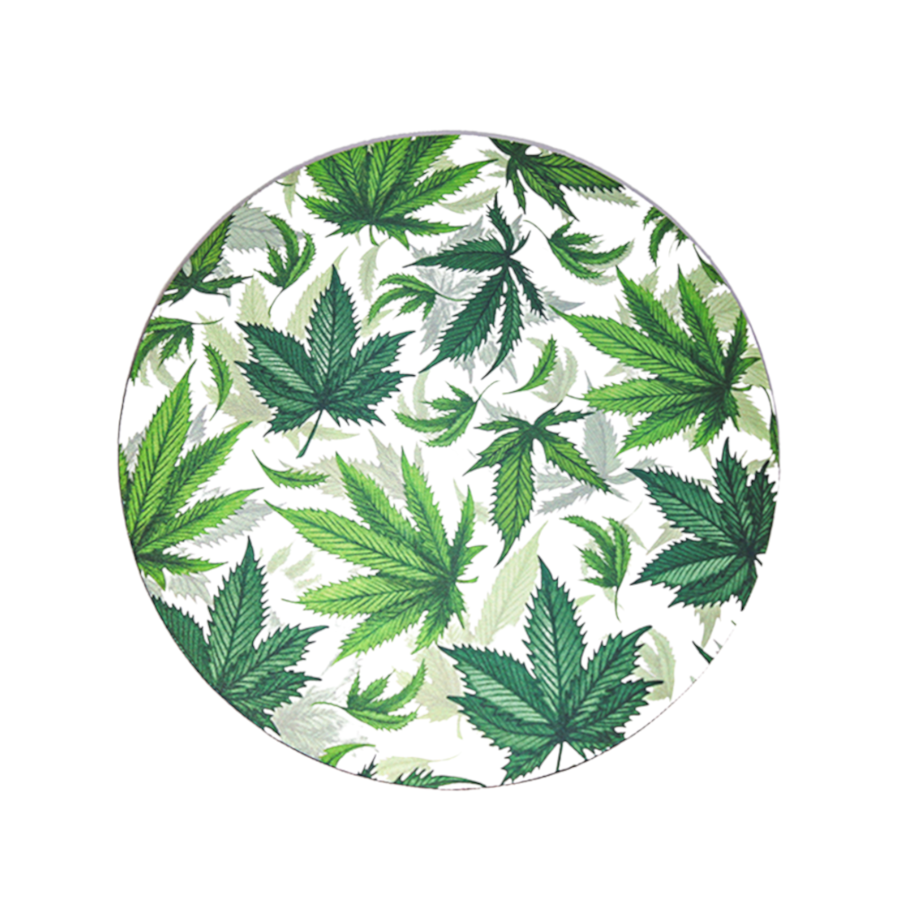 Cannabis Leaf Mouse Pads - Green 